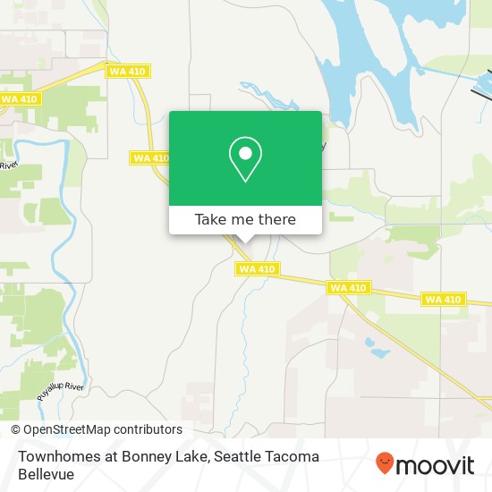 Townhomes at Bonney Lake map