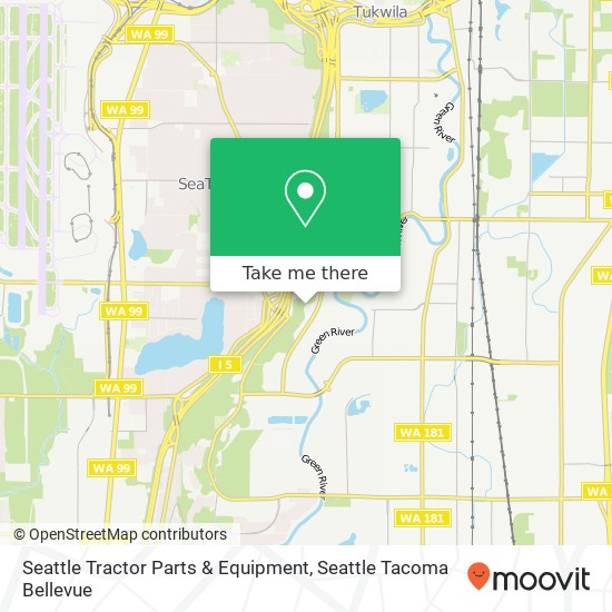 Mapa de Seattle Tractor Parts & Equipment