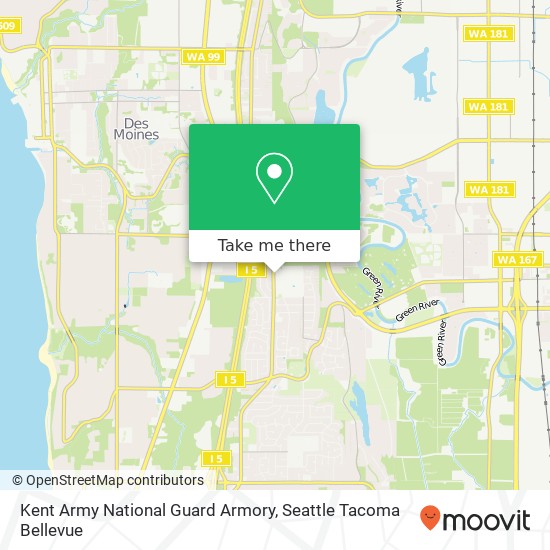 Mapa de Kent Army National Guard Armory