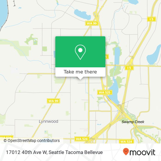 Mapa de 17012 40th Ave W