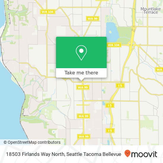 Mapa de 18503 Firlands Way North