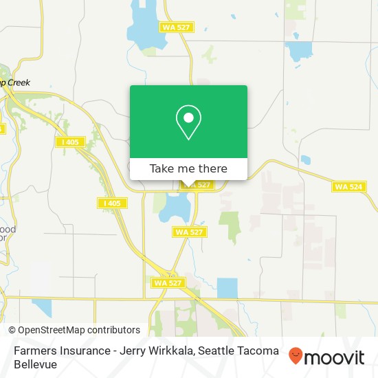Farmers Insurance - Jerry Wirkkala map