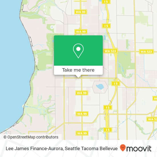 Mapa de Lee James Finance-Aurora