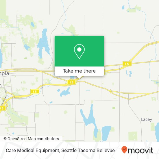 Mapa de Care Medical Equipment