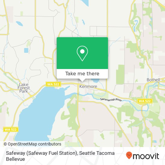 Mapa de Safeway (Safeway Fuel Station)