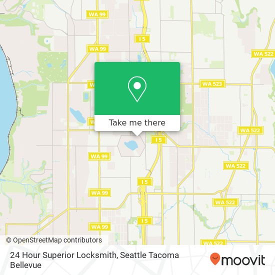 24 Hour Superior Locksmith map