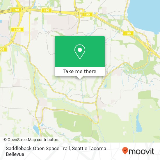 Mapa de Saddleback Open Space Trail