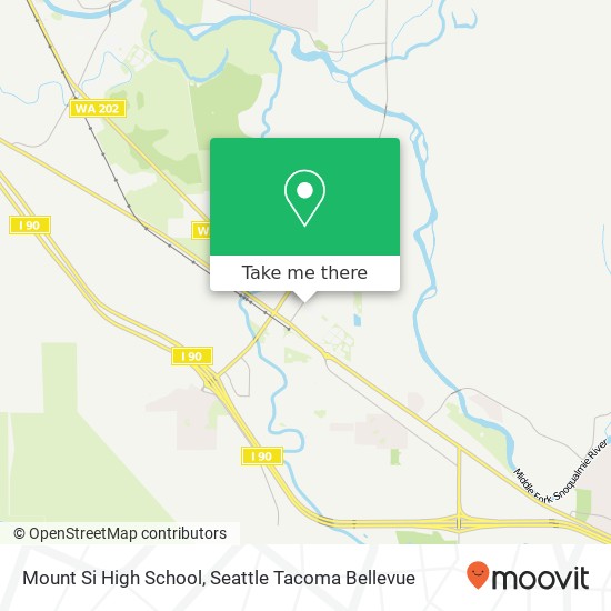 Mapa de Mount Si High School