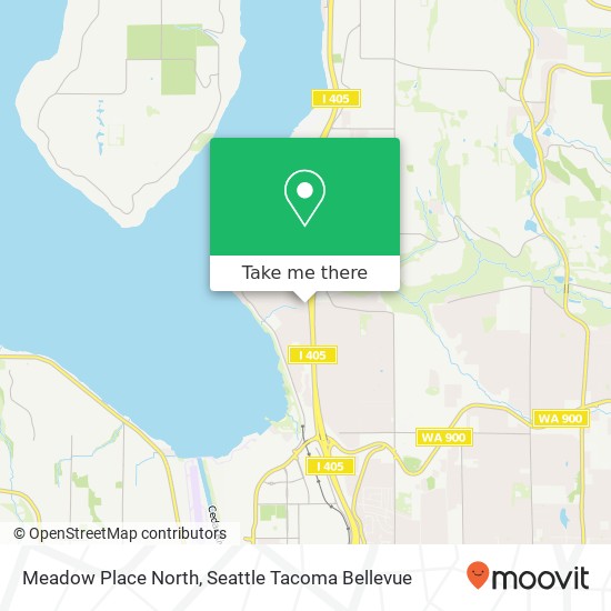 Mapa de Meadow Place North
