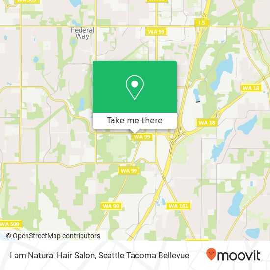 I am Natural Hair Salon map