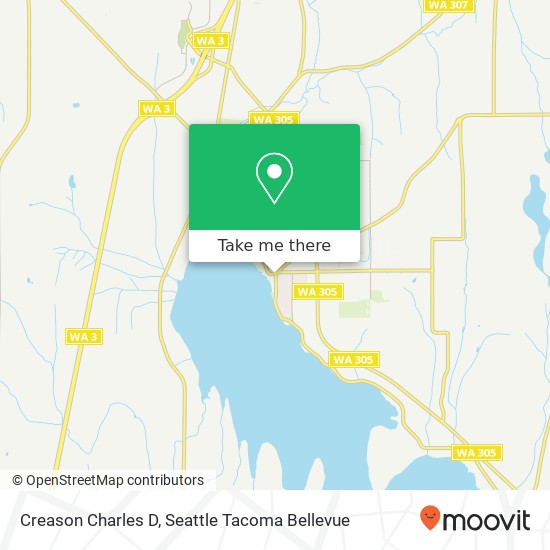 Creason Charles D map