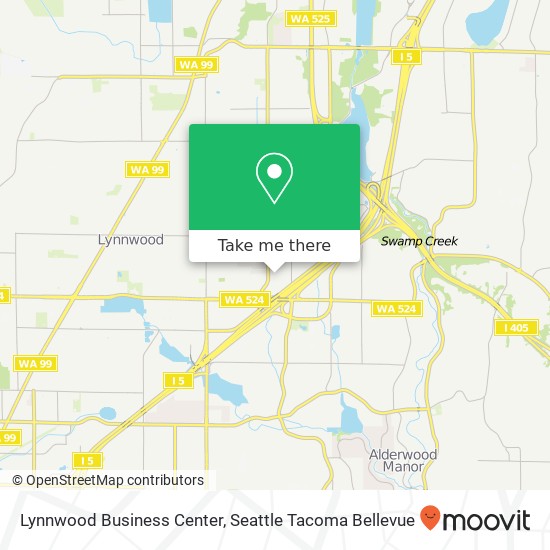 Lynnwood Business Center map