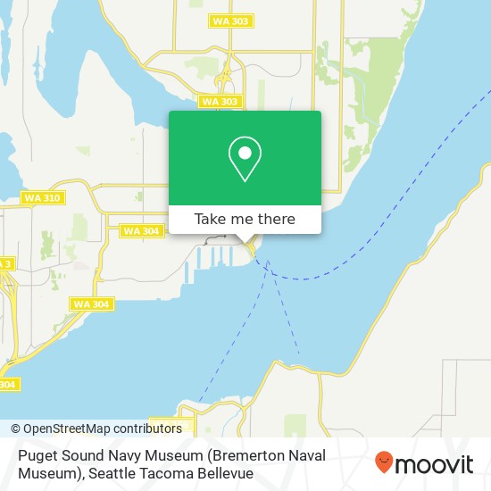 Mapa de Puget Sound Navy Museum (Bremerton Naval Museum)