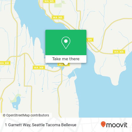 Mapa de 1 Garnett Way