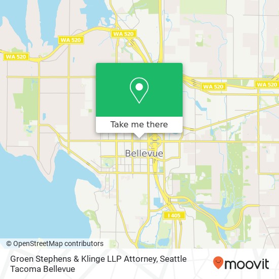 Mapa de Groen Stephens & Klinge LLP Attorney