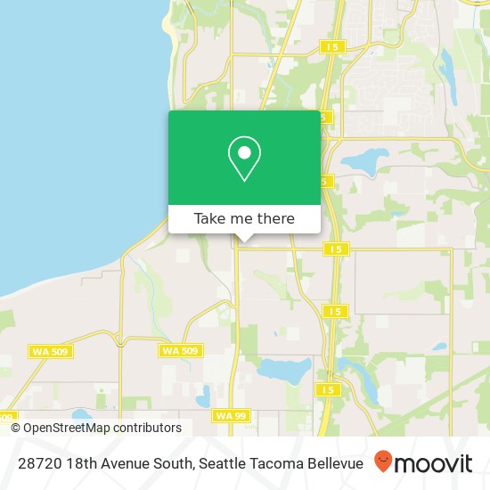 28720 18th Avenue South map