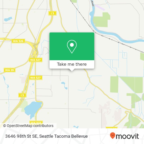 Mapa de 3646 98th St SE