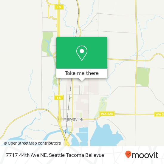 Mapa de 7717 44th Ave NE