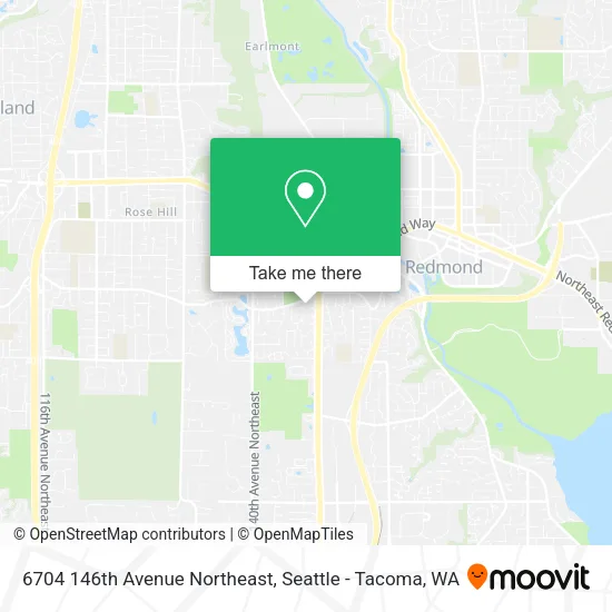 6704 146th Avenue Northeast map