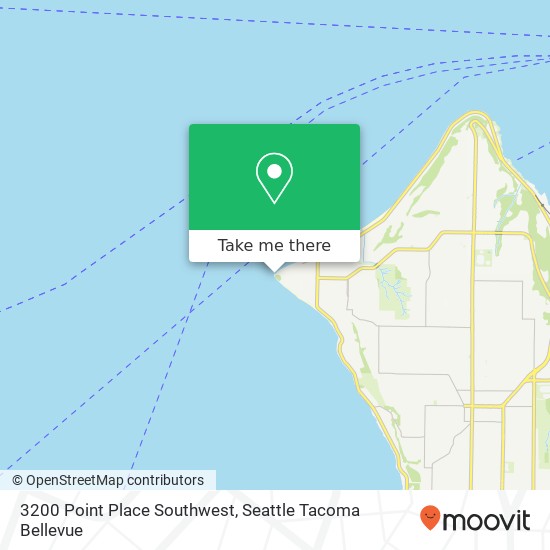 3200 Point Place Southwest map