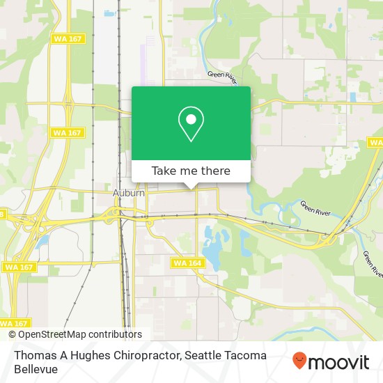 Mapa de Thomas A Hughes Chiropractor