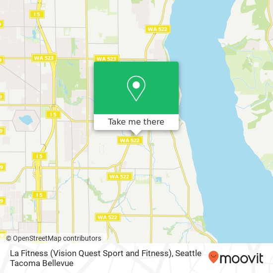 La Fitness (Vision Quest Sport and Fitness) map