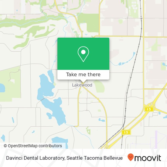 Mapa de Davinci Dental Laboratory