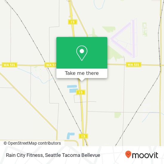 Rain City Fitness map