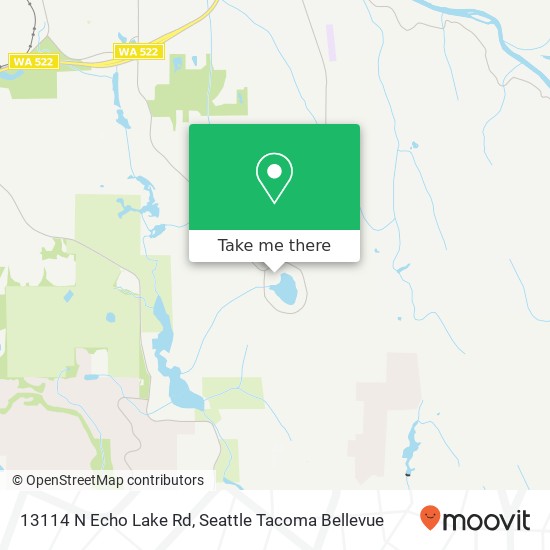 Mapa de 13114 N Echo Lake Rd