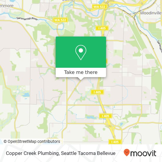 Copper Creek Plumbing map