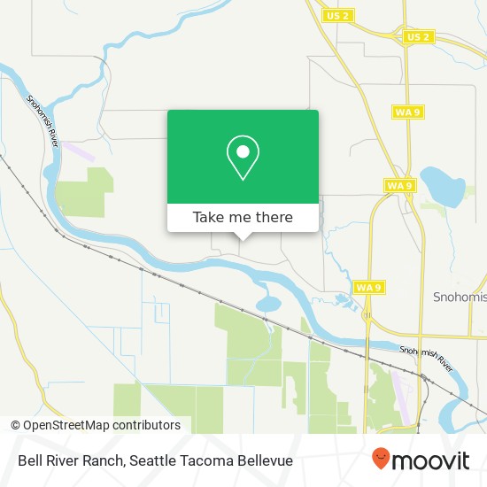 Bell River Ranch map