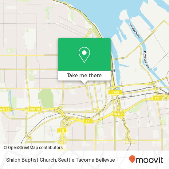 Shiloh Baptist Church map