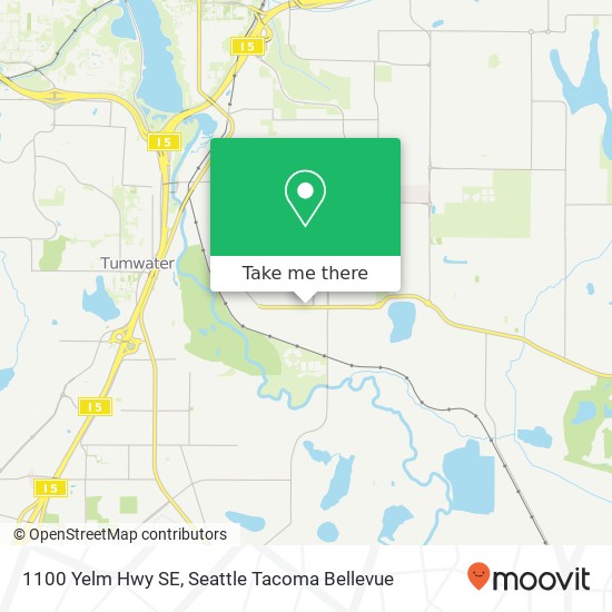 1100 Yelm Hwy SE map