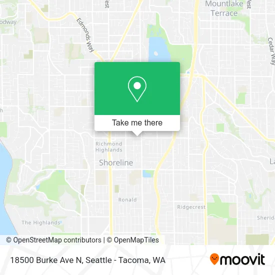 18500 Burke Ave N map