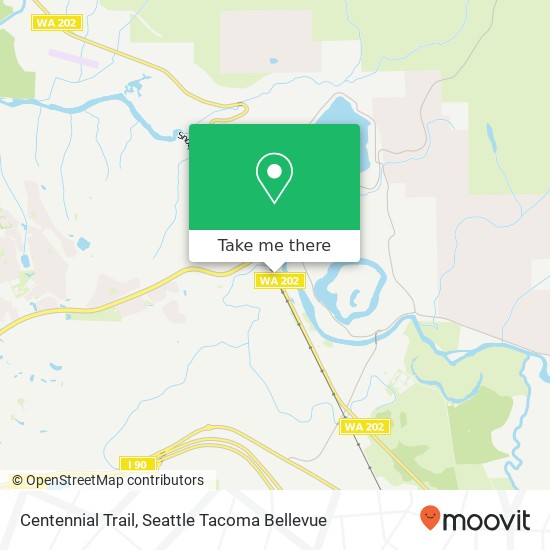 Mapa de Centennial Trail