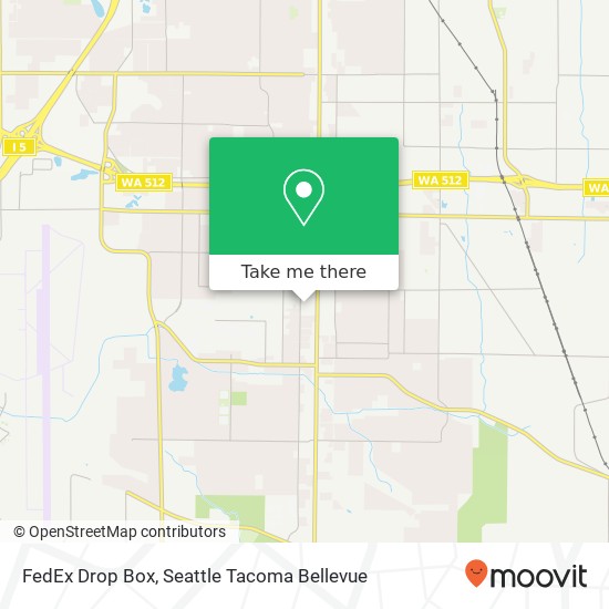 FedEx Drop Box map