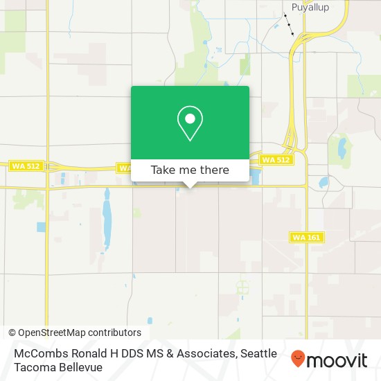 McCombs Ronald H DDS MS & Associates map