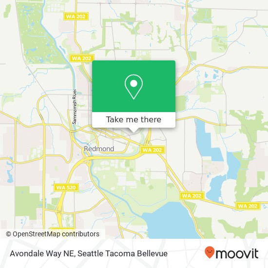 Mapa de Avondale Way NE