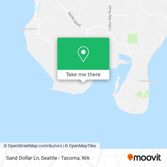 Sand Dollar Ln map