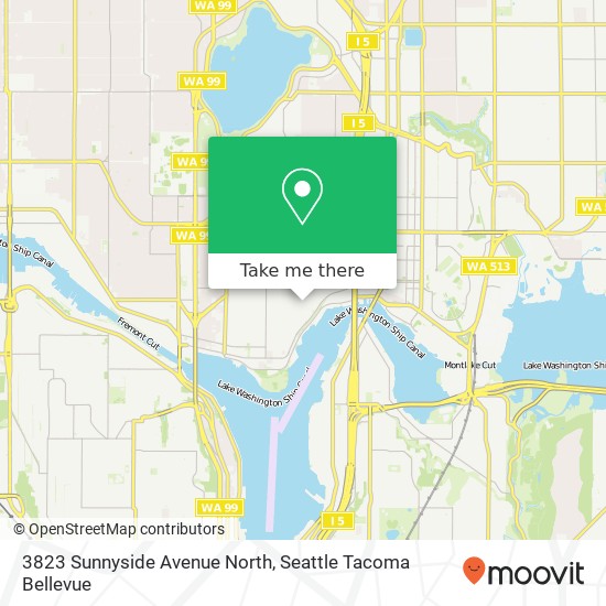 3823 Sunnyside Avenue North map