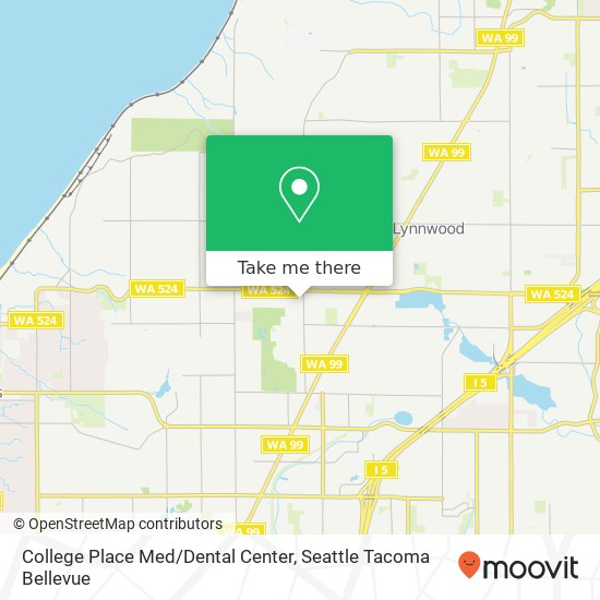 College Place Med / Dental Center map