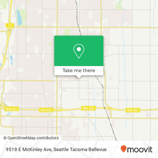 Mapa de 9518 E McKinley Ave