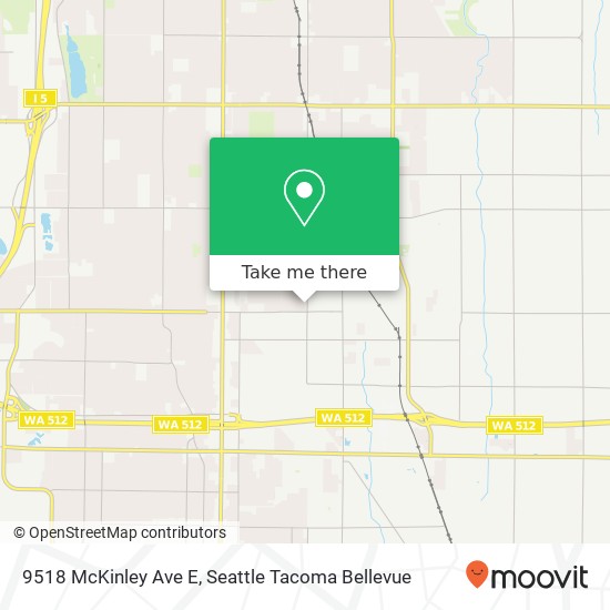 9518 McKinley Ave E map