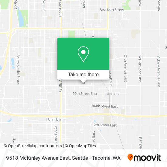 Mapa de 9518 McKinley Avenue East