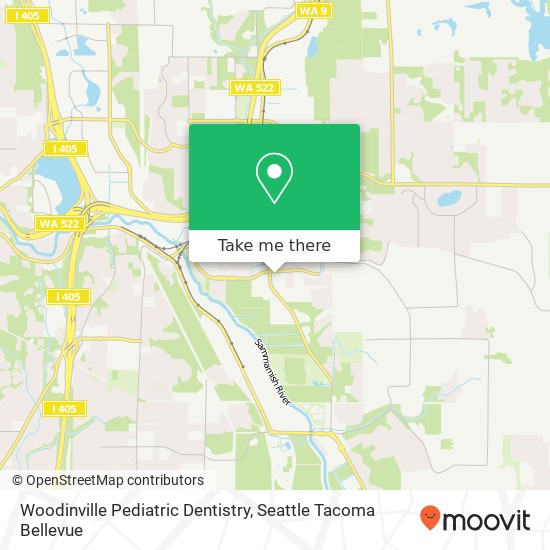 Woodinville Pediatric Dentistry map