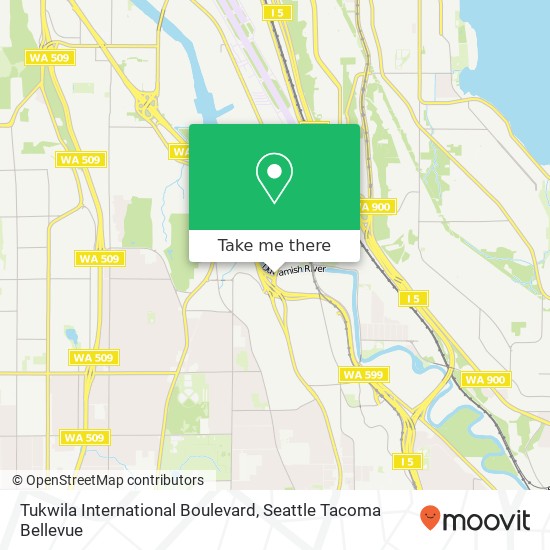 Mapa de Tukwila International Boulevard