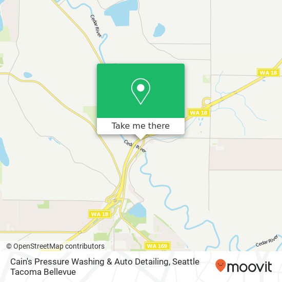 Cain's Pressure Washing & Auto Detailing map
