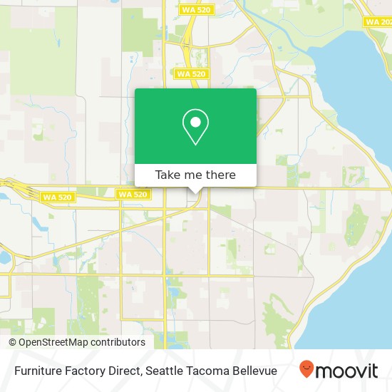 Mapa de Furniture Factory Direct