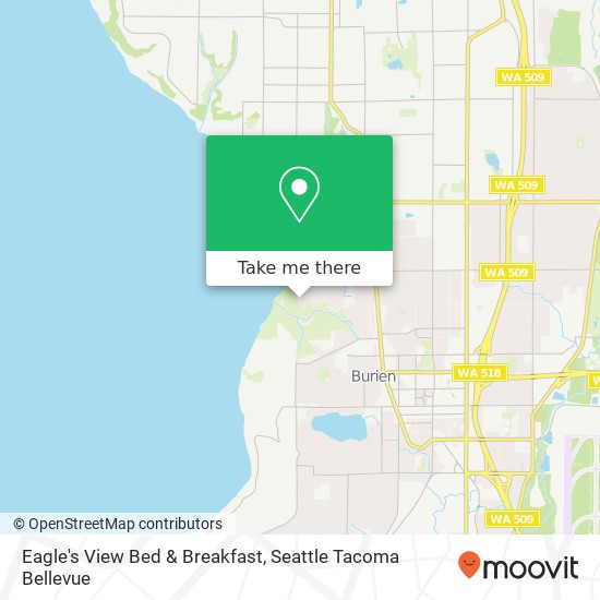 Eagle's View Bed & Breakfast map