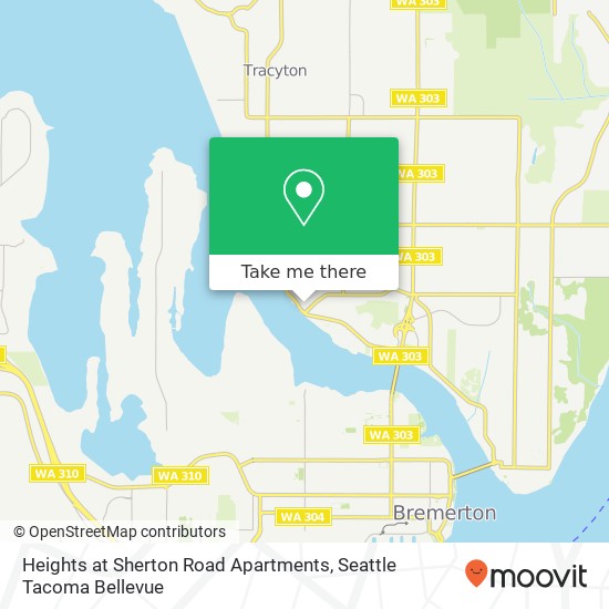 Heights at Sherton Road Apartments map